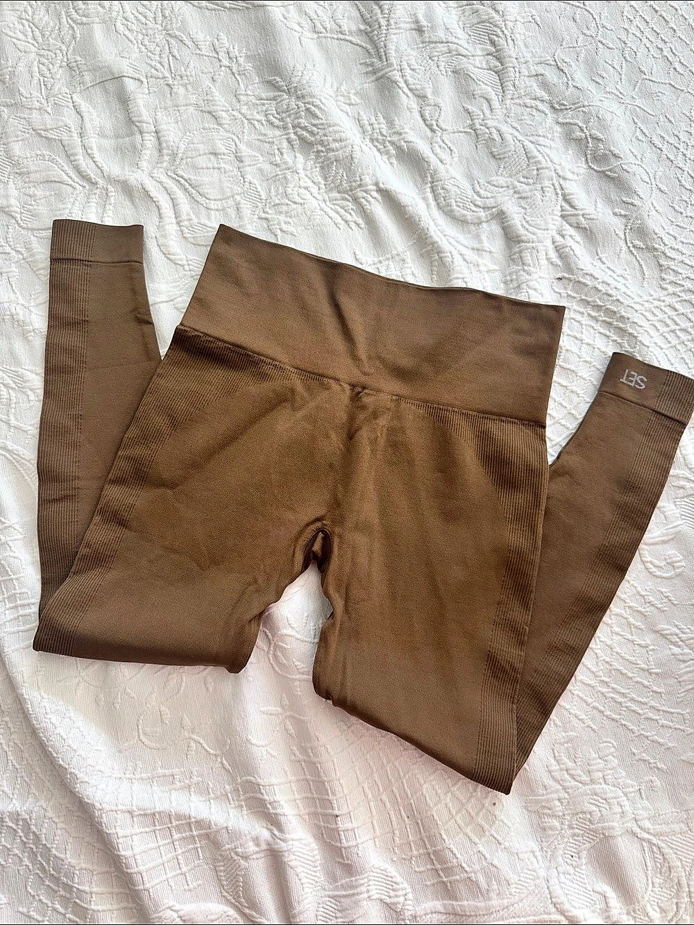 Set Active Sculptflex Leggings High-Waist Brown Medium